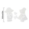 Sunbonnet Sue Quilt Stencil Set Multifunctional Dressmaking DIY Kit Reusable Laser-Cut Template Craft Quilting Sewing Tools