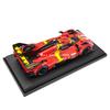 Bburago 1:18 Ferrari 499P LMH 2023 Car Model Boy Big Toy Static Die Cast Vehicles Collectible Model Car Toys