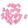 26pcs Fondant Cake Mold Soft Easy Demoulding Heat Resisting Number Cake Mold for Biscuits Chocolates CandiesUppercase