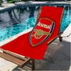 Football Team F.C Print Beach Towel, Versatile Lightweight Absorbent Beach Towel for Pool Surf Yoga Bathroom, Perfect Birthday Holiday Gift