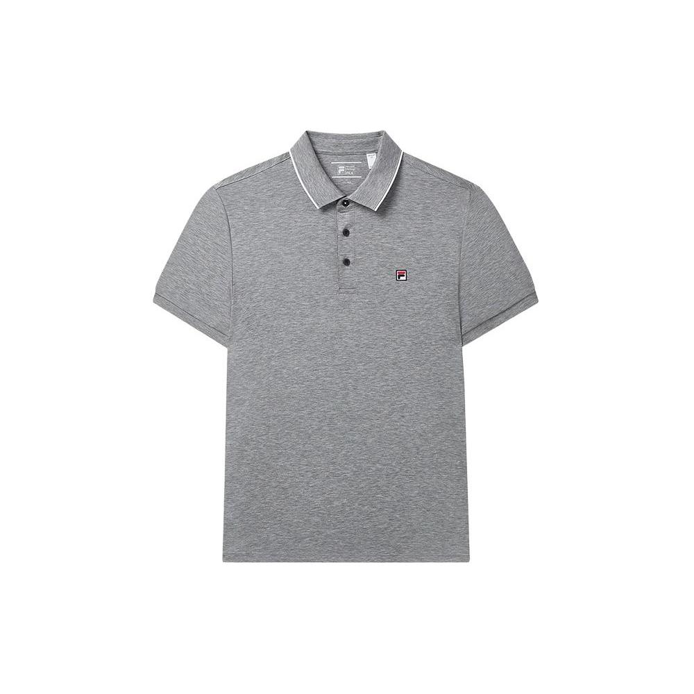 FILA Polo Shirt Men s Light Black Gray F51M421102F-MG 3XL