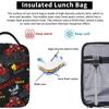 Cool Red Trucks Cars Lunch Bag Insulated Lunch Box for Adults Boys Girls Durable Portable Cooler Tote for Travel Picnic