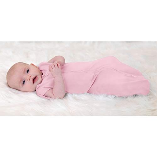 aden + anais essentials easy snug swaddle armless sleeping bag for newborns 0-3 months twinkling stars pink 2 pack