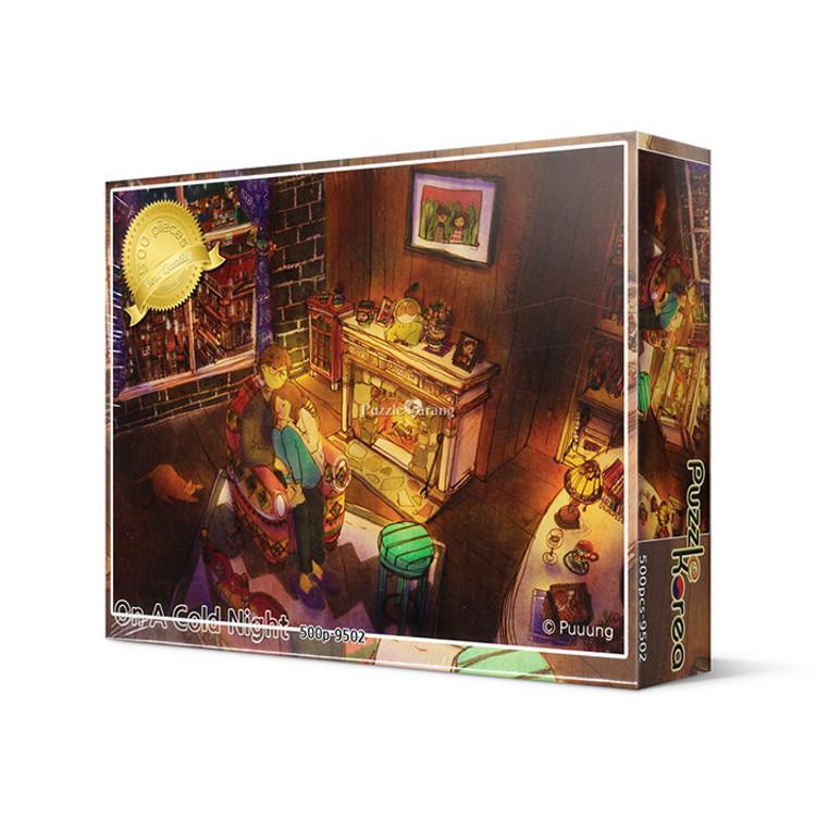 500 Piece Jigsaw Puzzle - Rainy Day, popular Korean puzzle