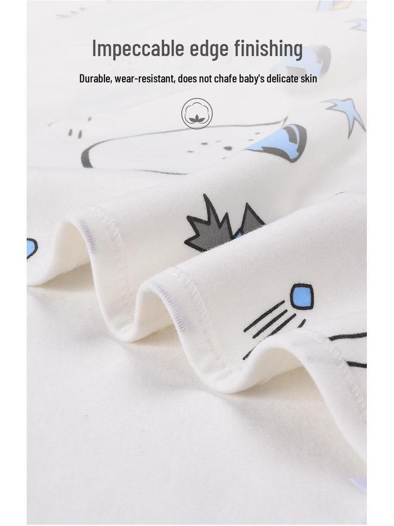 Biduole Reine Baumwolle Baby Puckdecke - Neugeborenen Anti-Schreck-Schlafsack für Frühling & Sommer