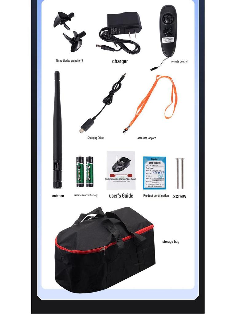 Enhanced Smart Bait Boat: High-Power Remote-Controlled Fishing Trolling Boat with Auto Speed, Hooks, and Anchoring