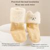 3 Pairs/Lot Thick Baby Mid Tube Socks For Winter Warm Newborn Mid Tube Socks Cartoon Dog Socks For Boys And Girls