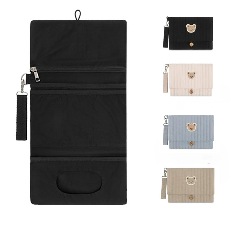 Hanging Type Multi-Functional Packing Plus Organizing Diaper Pouch Designed For Mother Plus Infant Travel Foldable Newborn Infant Essentials