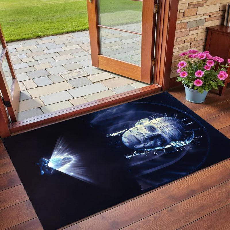 Crystal Velvet Rug Soft Non Slip Indoor Floor Mat Home DecorHellraiser Pinhead