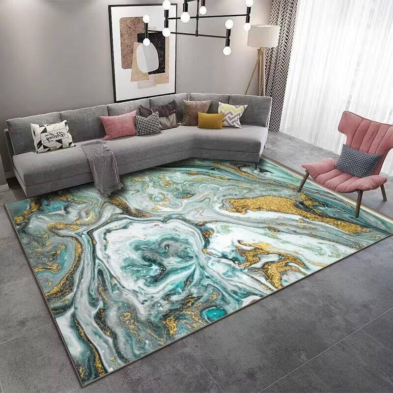 

Ковер для дома, спальни, противоскользящий, прочный, прикроватный коврик, гостиная, грязеотталкивающий, простой в уходе 80 * 160cm