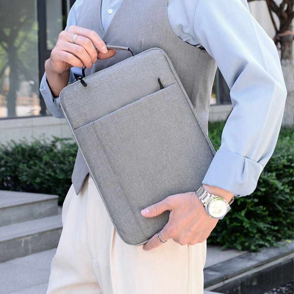 Oxford Cloth Laptop Sleeve Bag Wear-resistant Laptop Briefcase Durable Tablet Sleeve Bag  for Home
