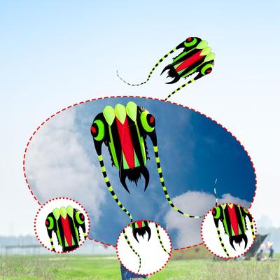 Trilobite Kite Huge Flyer Polyester Creative Animal Themed Soft Parafoil for Kids Adults