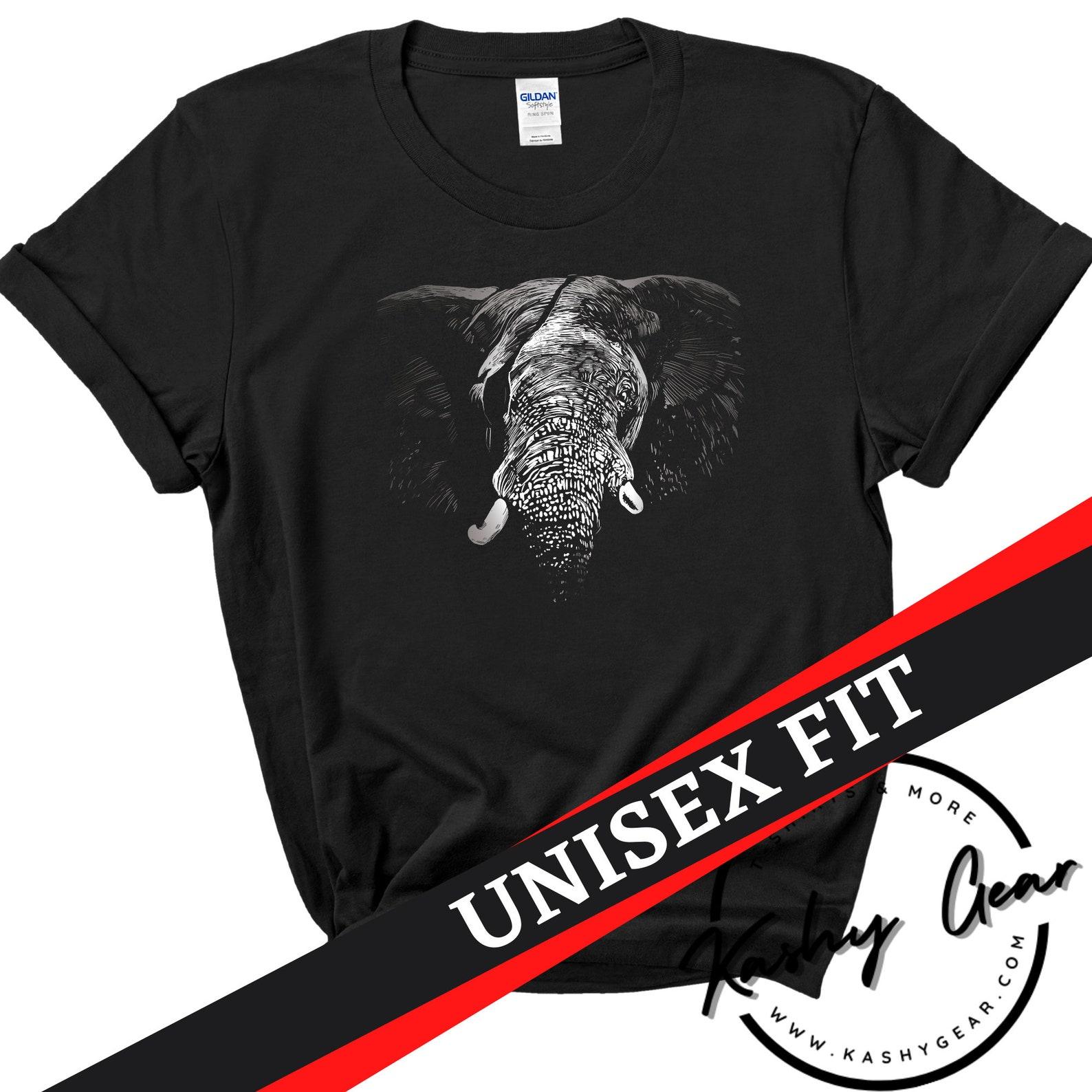 Elephant Shirt Men Women | Save The Elephants | African Elephant Lovers Gift For Men | Animal Graphic Tee | Unisex Tshirt 2XL