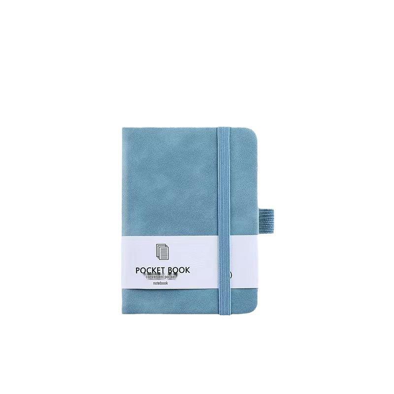 A7 Student Pocket Notebook: Elastic Closure, Portable Journal, Simple Ins Style Diary