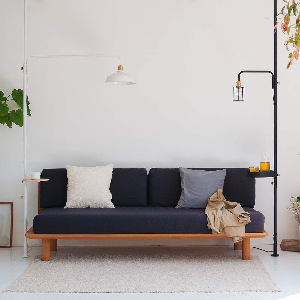 DRAW A LINE Lampshade, White, Size: 27cm W x 27cm D x 11cm H, DRAW A LINE (D-BS-WH)