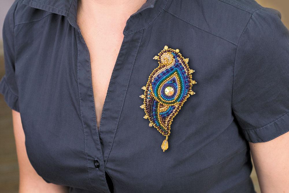 Perlenstickerei-Set Dekorationen auf natürlicher Kunstleinwand Abris Art