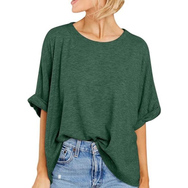 

Летняя женская футболка свободного покроя больших размеров с короткими рукавами для женщин XXL