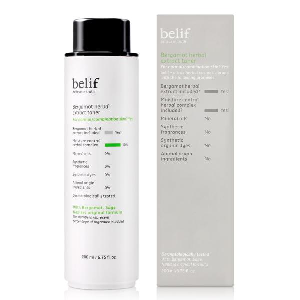 

[belif] Bergamot Herbal Extract Toner 200ml / Refreshing and Moisturizing Toner