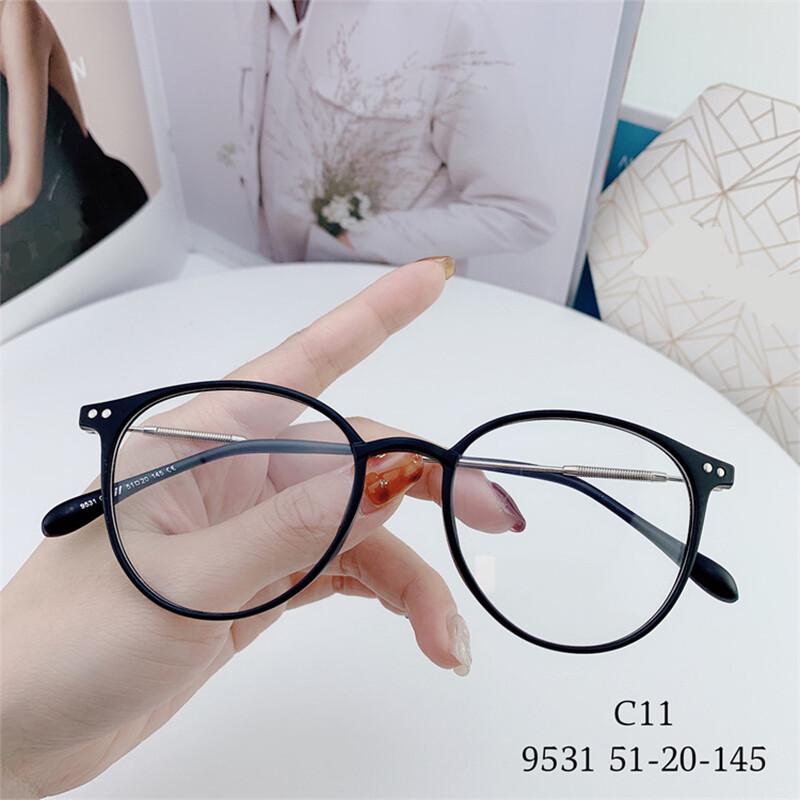 TR90 Ultra Light Anti Blue Glasses Round Frame Unisex Computer Reading Glasses High Quality Optical Lenses Fashion Eyewear
