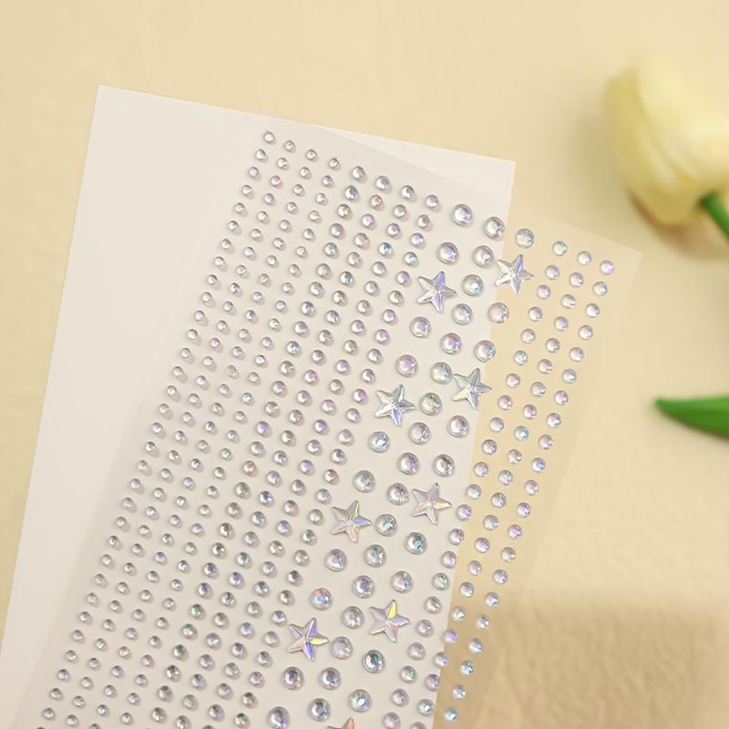 Sparkling Star Shaped Acrylic Rhinestone Face Stickers 1pc, Perfect for Parties & Stage Festivals