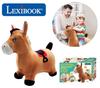 Ride-on - - Inflatable Plush Jumping Horse - 2-in-1 Design - Removable Cover - For Children
