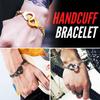 ChainsHouse Bracciale Link Manette per Uomo Donna, Oro 18K/Metallo Nero/Acciaio Inossidabile Biker Catena a Maglie Cubane Amicizia Migliori Amici Bracciali Statement