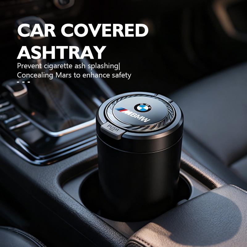 QCSD2 Car Portable Ashtray Garbag Can Multi-function Trash Bin For BMW M Performance E36 E46 E60 E90 E91 E92 E93 F30 F20