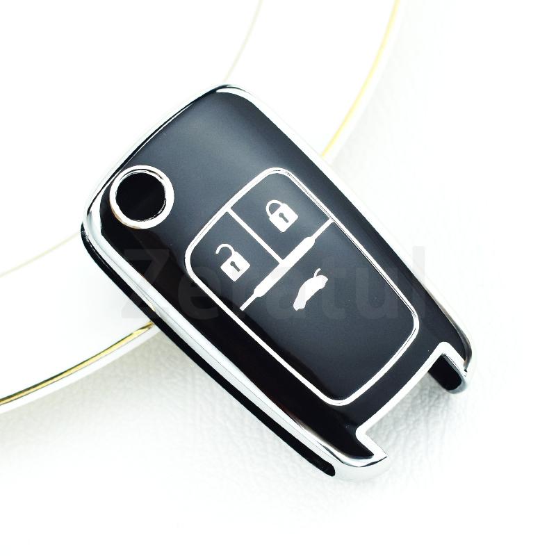 Shell Fob Tpu Car Folding Key Case Cover For Opel Vauxhall Astra Corsa Meriva Insignia For Chevrolet Cruze Aveo Trax Sail Malibu