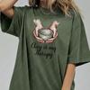 Keramikkünstler Baumwoll-T-Shirt Ton ist meine Therapie Töpfergeschenk Retro Radwurf Handgemachte Keramik Fans Rundhals Bedruckte Oberteile