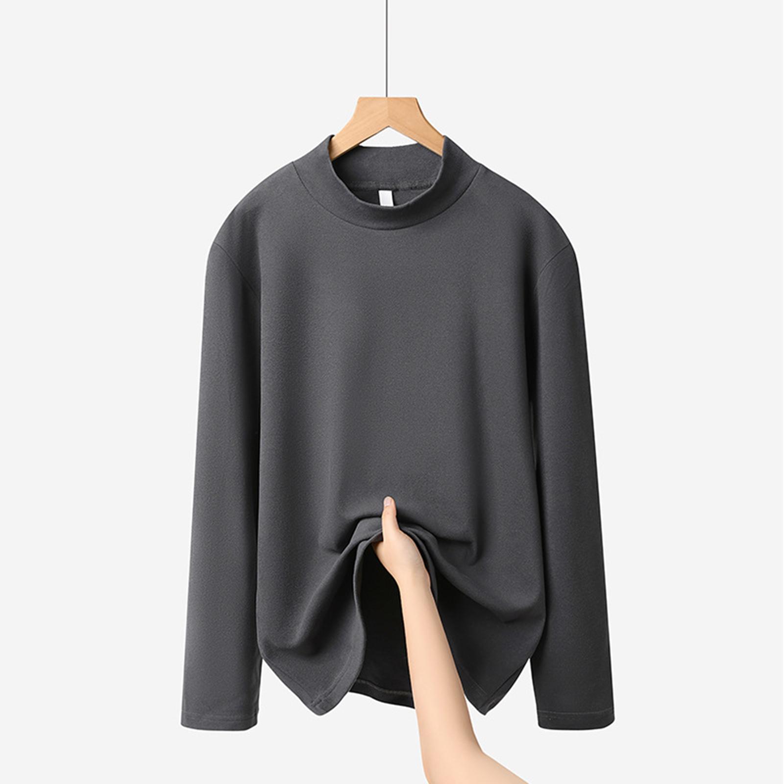 

Women s Fashion Basic Casual Long-Sleeve Top XL
