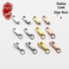 S925 Sterling Silver Universal Lobster Clasp for Bracelets and Necklaces - Colorfast and Versatile Spring Clasp with Closed Ring.