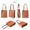 [ninon] Women's Large Tote Bag, A4 Size, Zippered, Large Capacity, 2-Way, Adjustable Strap, ShoulderVertical Style, Zippered, Commuting, Stylish,