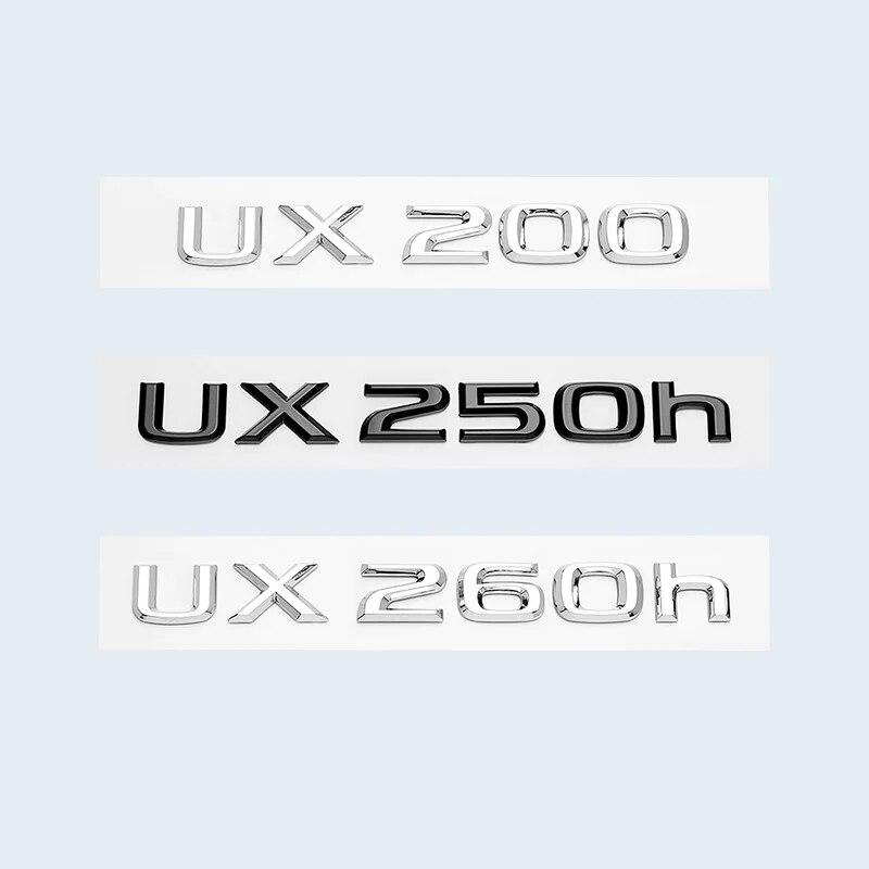 Auto 3D ABS Kofferraum Buchstaben Logo Plakette Emblem Styling Aufkleber für Lexus UX200 UX250h UX260h HYBRID Zubehör