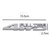3D Metal Car Badge Fender Trunk Full Time 4WD Logo Sticker Emblem For Jeep Compass Grand Cherokee Honda Kia Toyota Accessories uy1