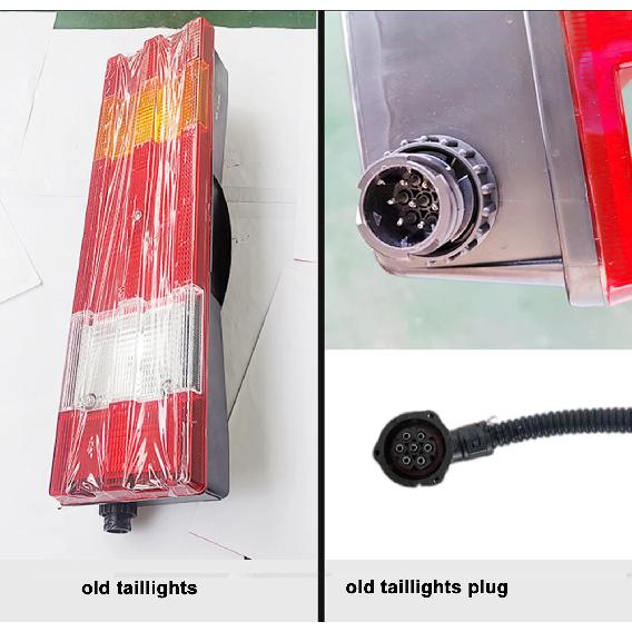 2PCS Truck Tail Light Plug Connector For Mercedes Benz Truck MP3 ACTROS 4141 3341 2644 4143