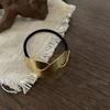 Alloy Hair Ties Korean Style High Elasticity Gold Color Women Girls Ponytail Holder Hair Ties for Girl