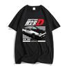 Initial D T Shirt Japanese Anime Graphic Funny Harajuku Manga T Shirt Fashion Casual Short Sleeve T Shirt Summer Men's T-shirt