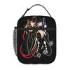 1 Piece Portable Lunch Container Mysterious Vibe  Zipper Closure Durable Pocket B-Bayonetta  For Lunch Lunch Box Bag
