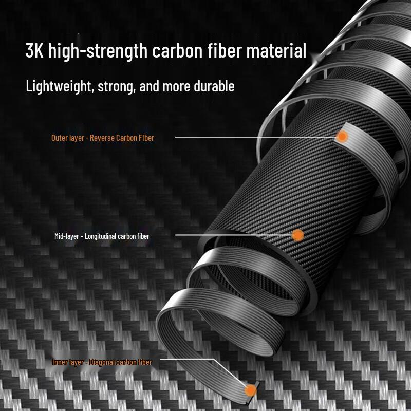 Pelliot Ultralight 3K Carbon Fiber Folding Trekking Pole