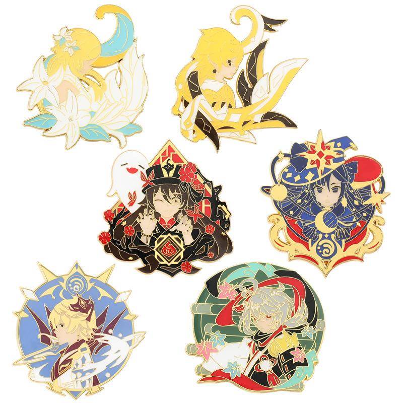Anime Brooch Badge Cartoon Character Pendant Accessories