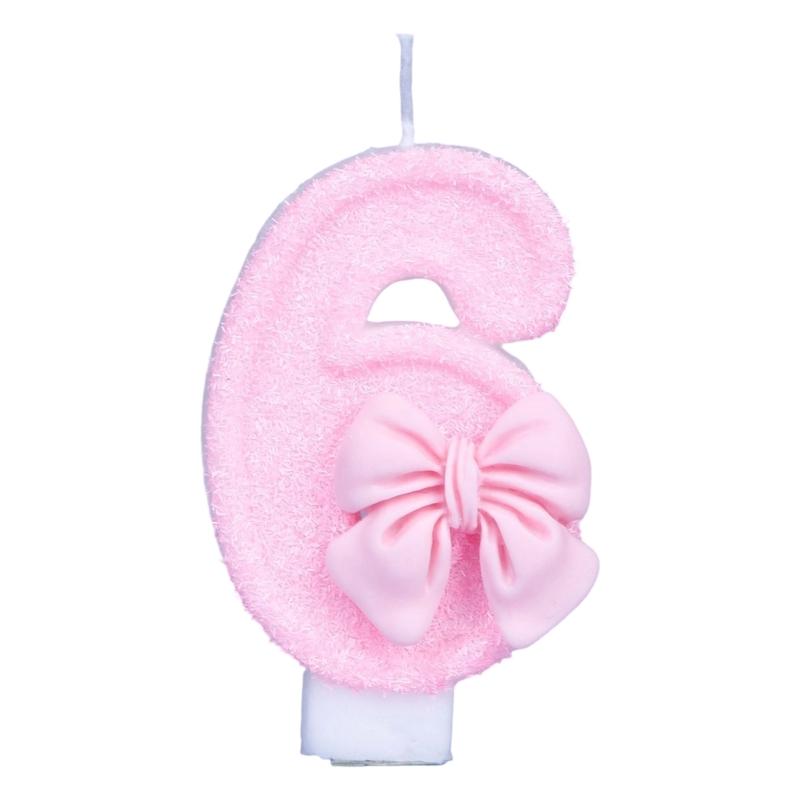 Creative 0-9 Number Cake Candle Butterfly Topped Number 0 to 9 Candle Celebration Decoration For Teens Adults