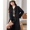 Women's Elegant Wool Blend Lapel Coat