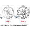 140/160/180/203mm acier inoxydable vélo VTT disque de frein Rotor 6 boulons pour G3