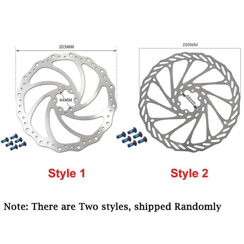140/160/180/203mm acier inoxydable vélo VTT disque de frein Rotor 6 boulons pour G3