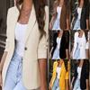 Frühlings-Neuzugang Weißer Blazer für Damen, Design-Akzentuierter Slim-Fit Lässiger Business-Blazer für Petite