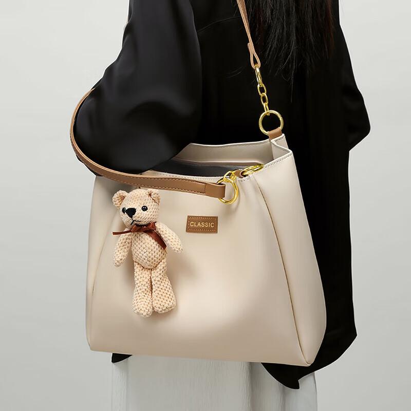 Love Sea Leather Handbag, Women's Tote Bag, Large Capacity, Shoulder Bag, Commuter Bag