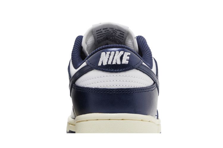 Women's Sneakers Nike Dunk Low PRM Vintage Navy (Women's) White/Midnight Navy-Coconut Milk