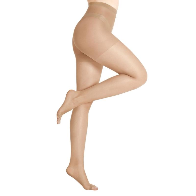 Summer Nylon Sheer Stockings Open Toe Design For Women Lightweight Control Top Tights Toeless Nonslip Pantyhose Hosiery