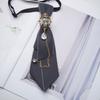 Choker Bow Tie Geometric Pre-tied Tie Y2K Zinc Zinc Alloy Rhinestone Necktie  Uniform Decoration