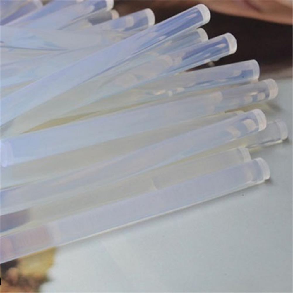 10pcs Hot Melt Glue Stick DIY Super Stick Glue Brute Force Translucence White 7x100mm High Viscosity Glue Glue Stick Repair Tool
